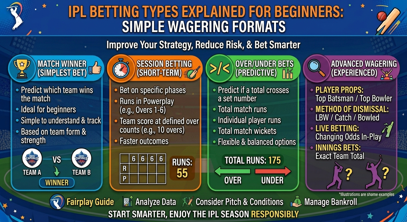 Reliable IPL Betting Types Guide for Beginners | Fairplay