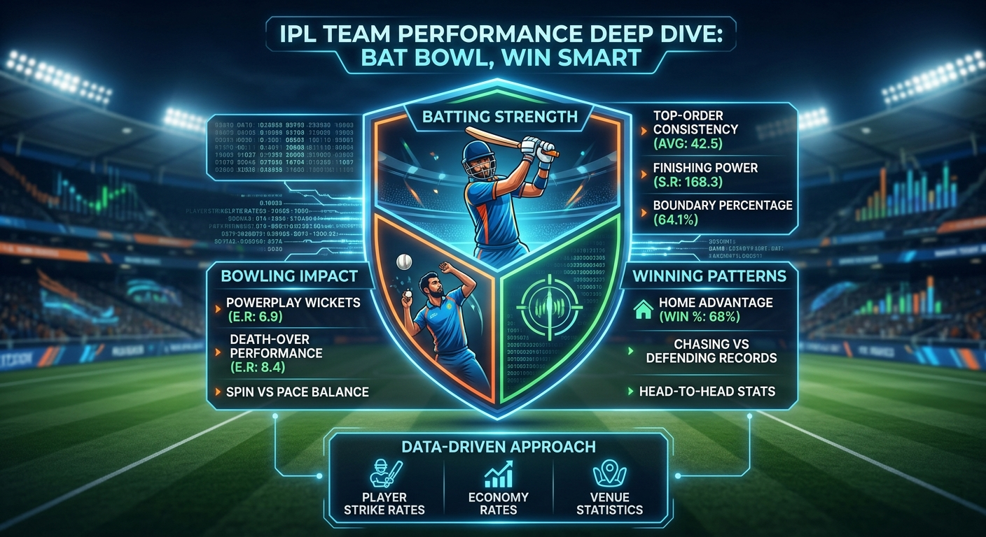 IPL Team Performance Stats: Smart Betting Patterns